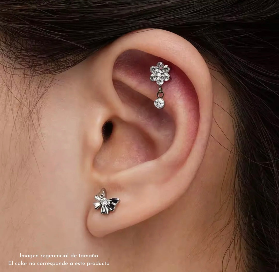 Piercing Amaranto Gold