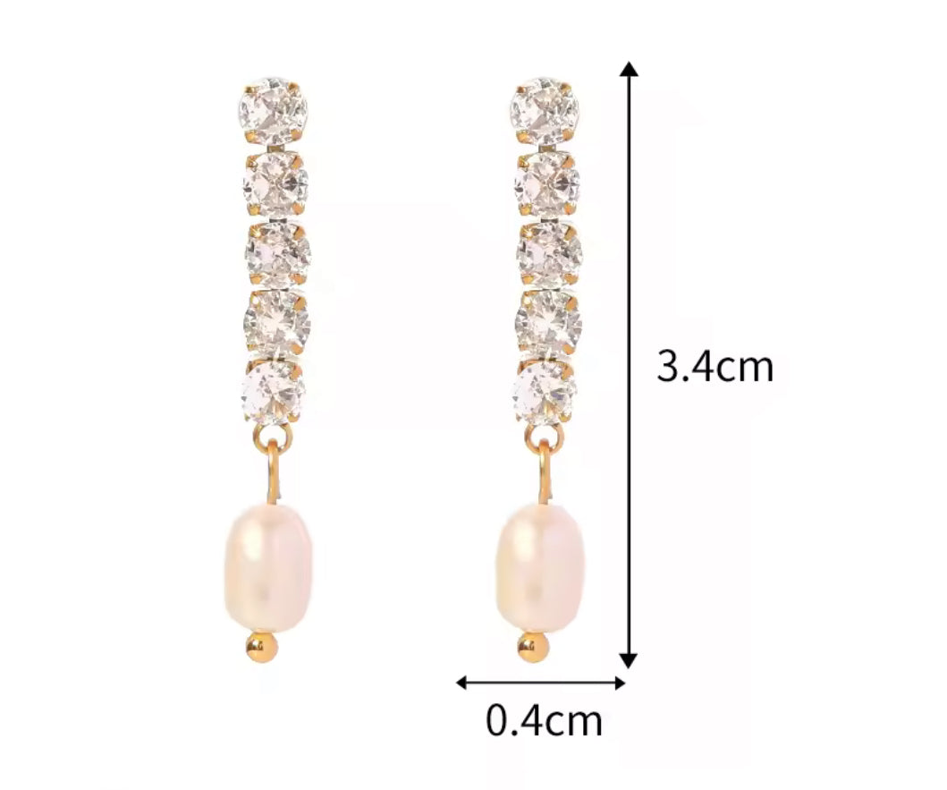 Aretes Pearl Drop