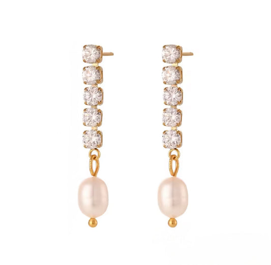 Aretes Pearl Drop