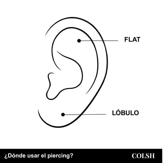 Piercing Aitana Silver