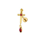 Piercing Aquiles Gold