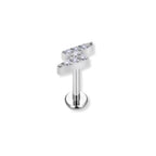 Piercing Rayo Silver