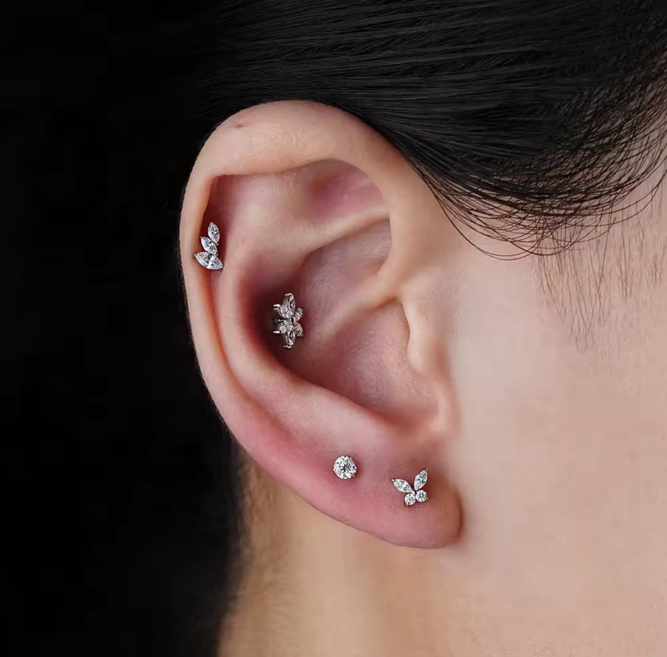 Piercing íris Silver
