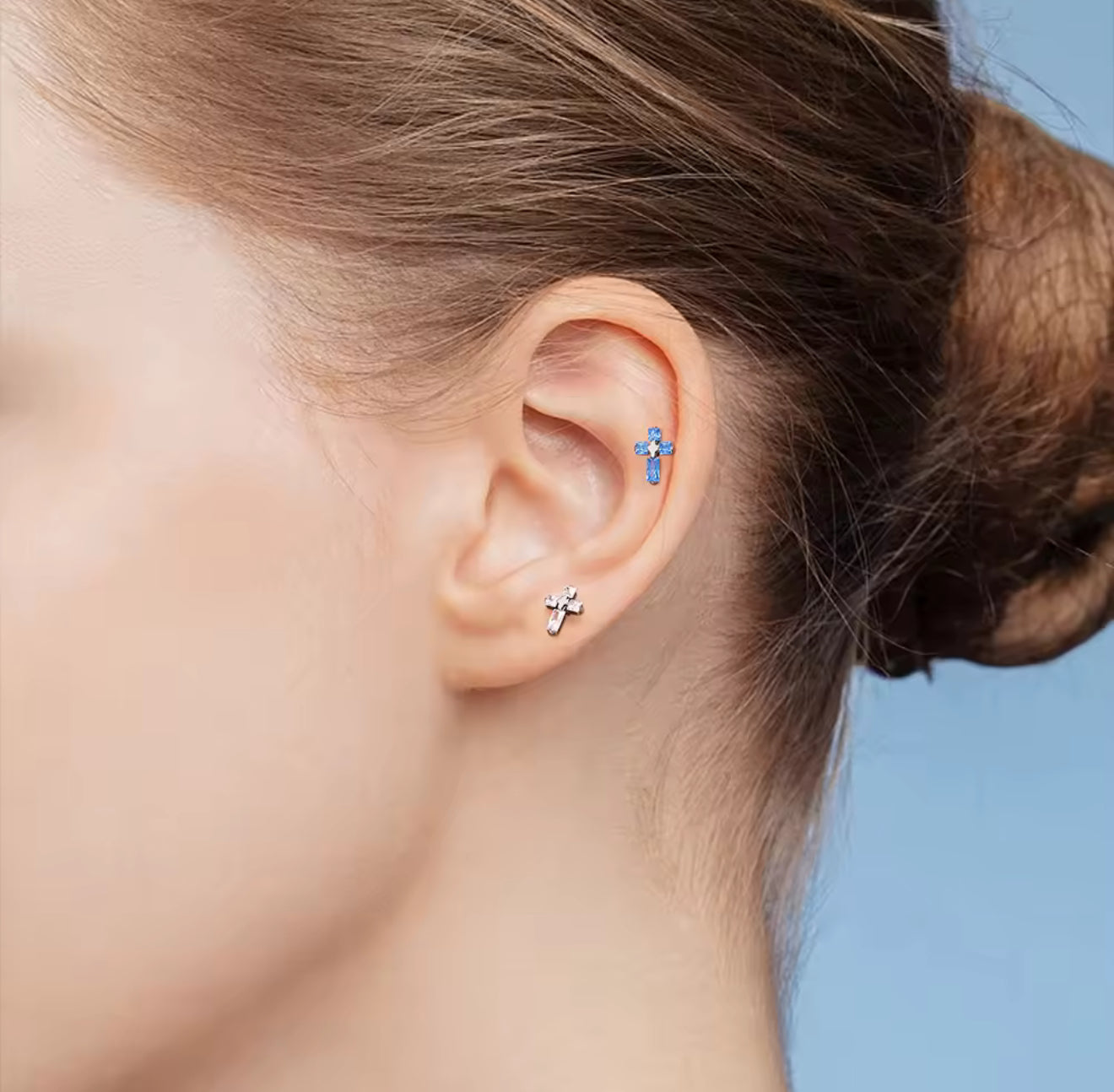 Piercing Cruxis Silver