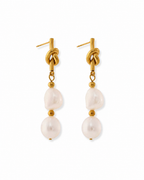 Aretes Knot Pearl