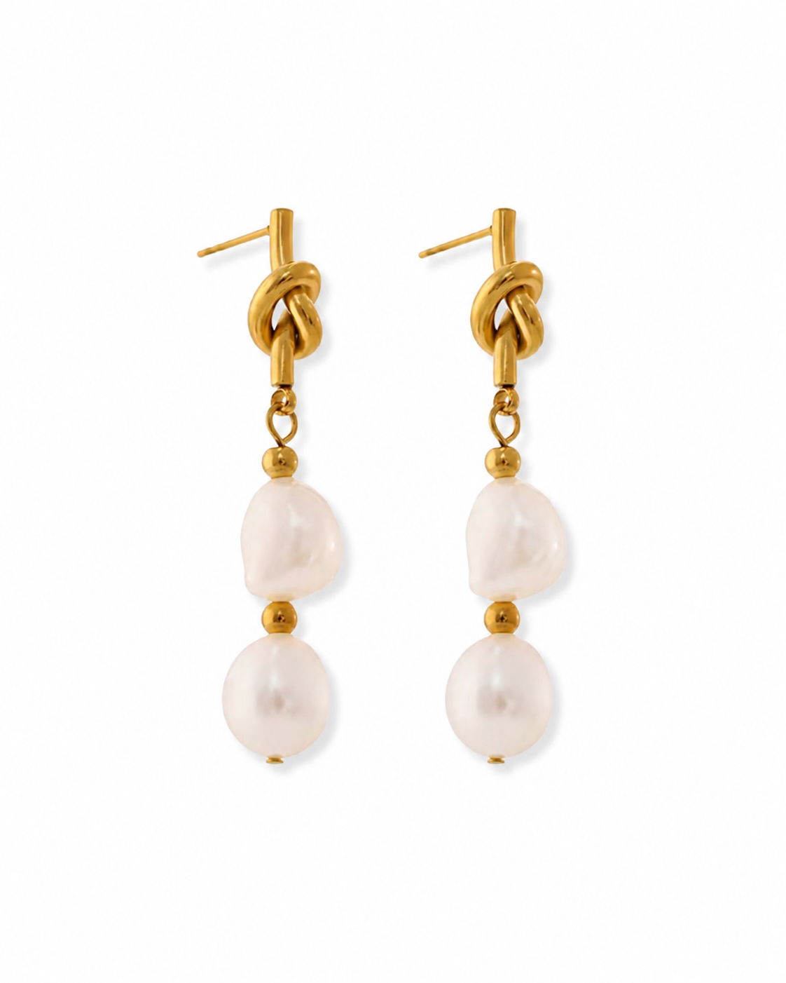 Aretes Knot Pearl