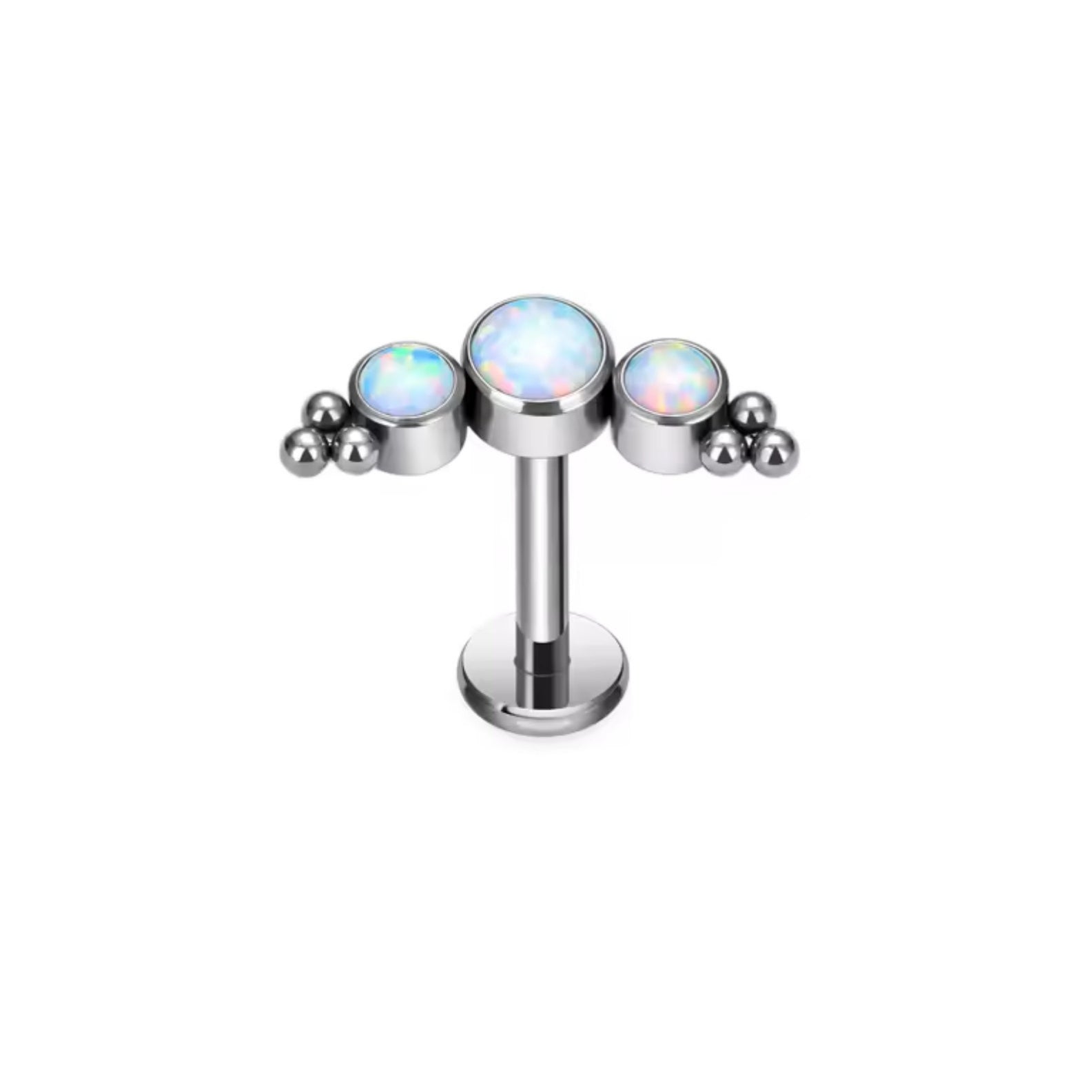 Piercing Opalith Silver
