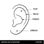 Piercing Corvée Silver