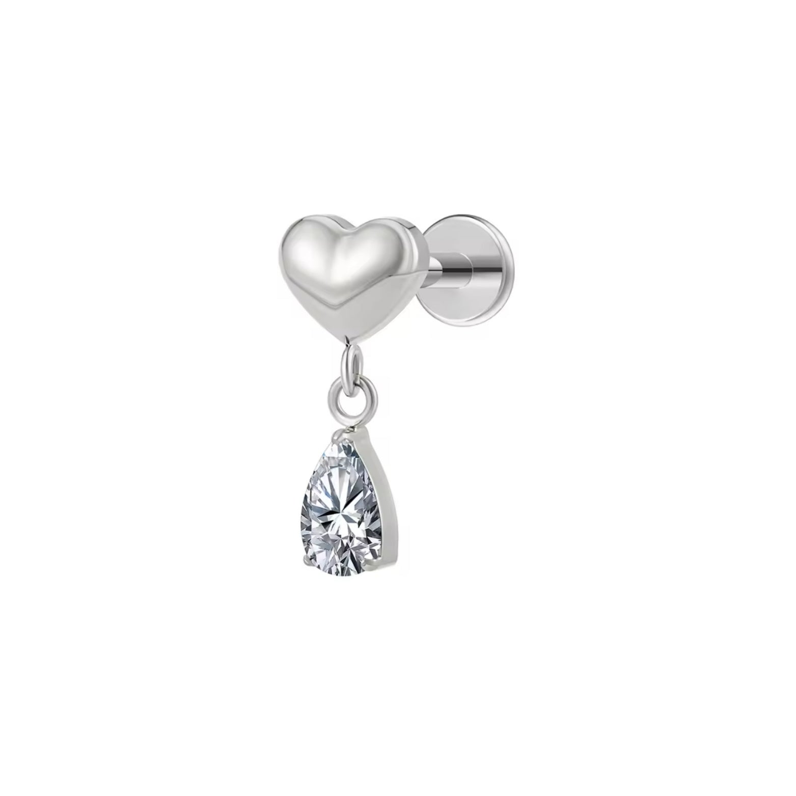 Piercing Aitana Silver