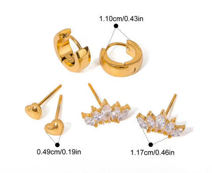 Set de aretes Juliette