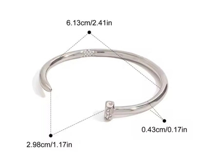 Brazalete Catalina Silver