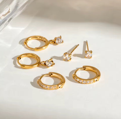 Set de aretes Trinity