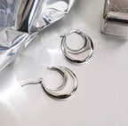 Argollas Silver Crescent