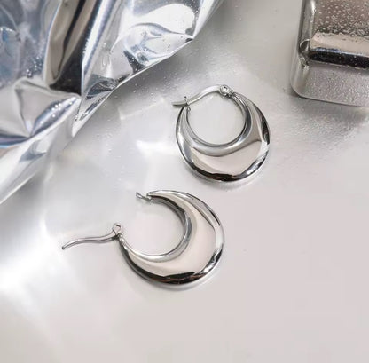 Argollas Silver Crescent