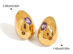 Aretes Oval Gems