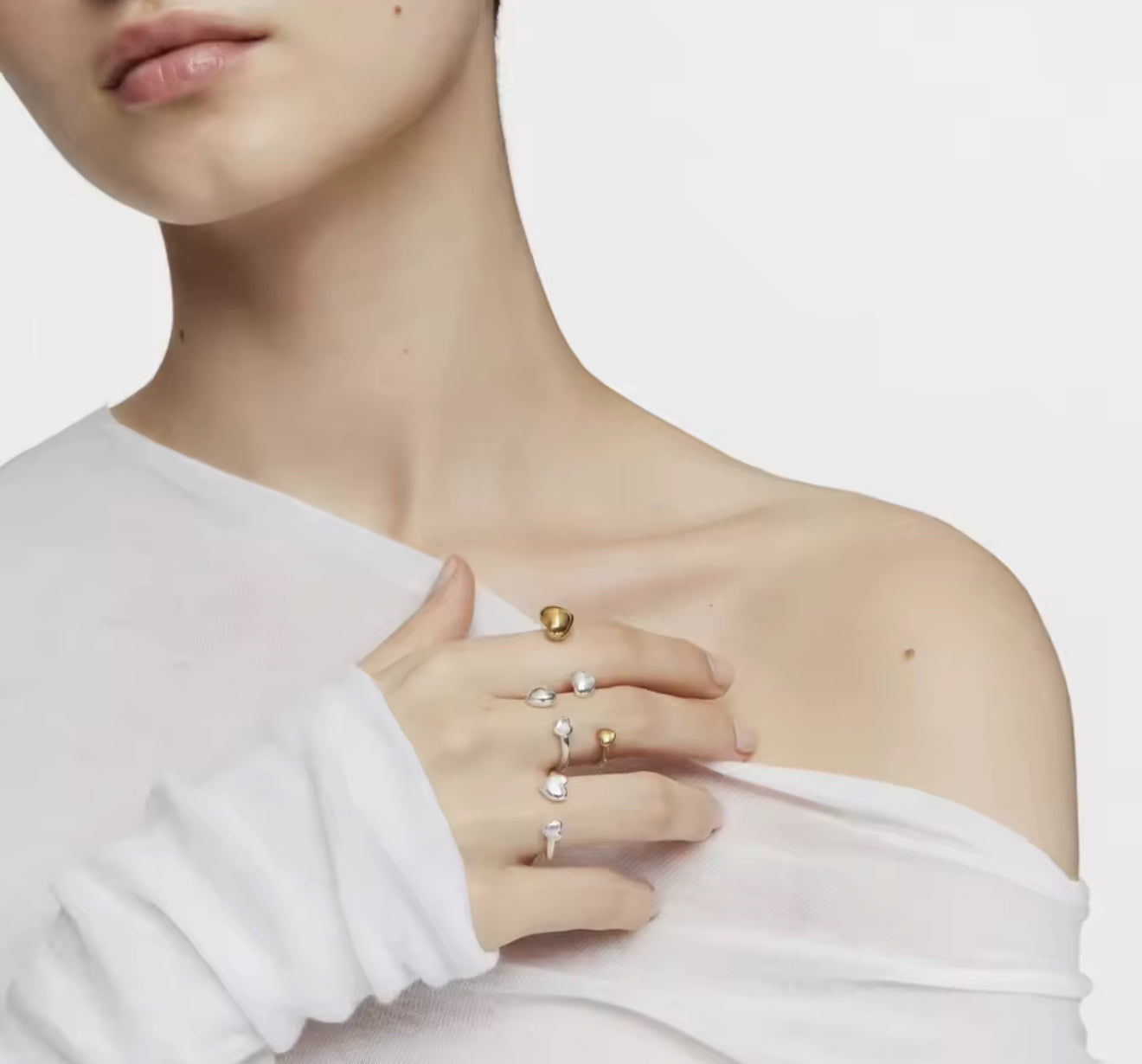 Anillo Duo Heart