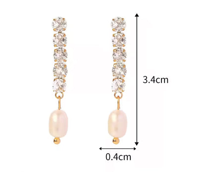 Aretes Pearl Drop