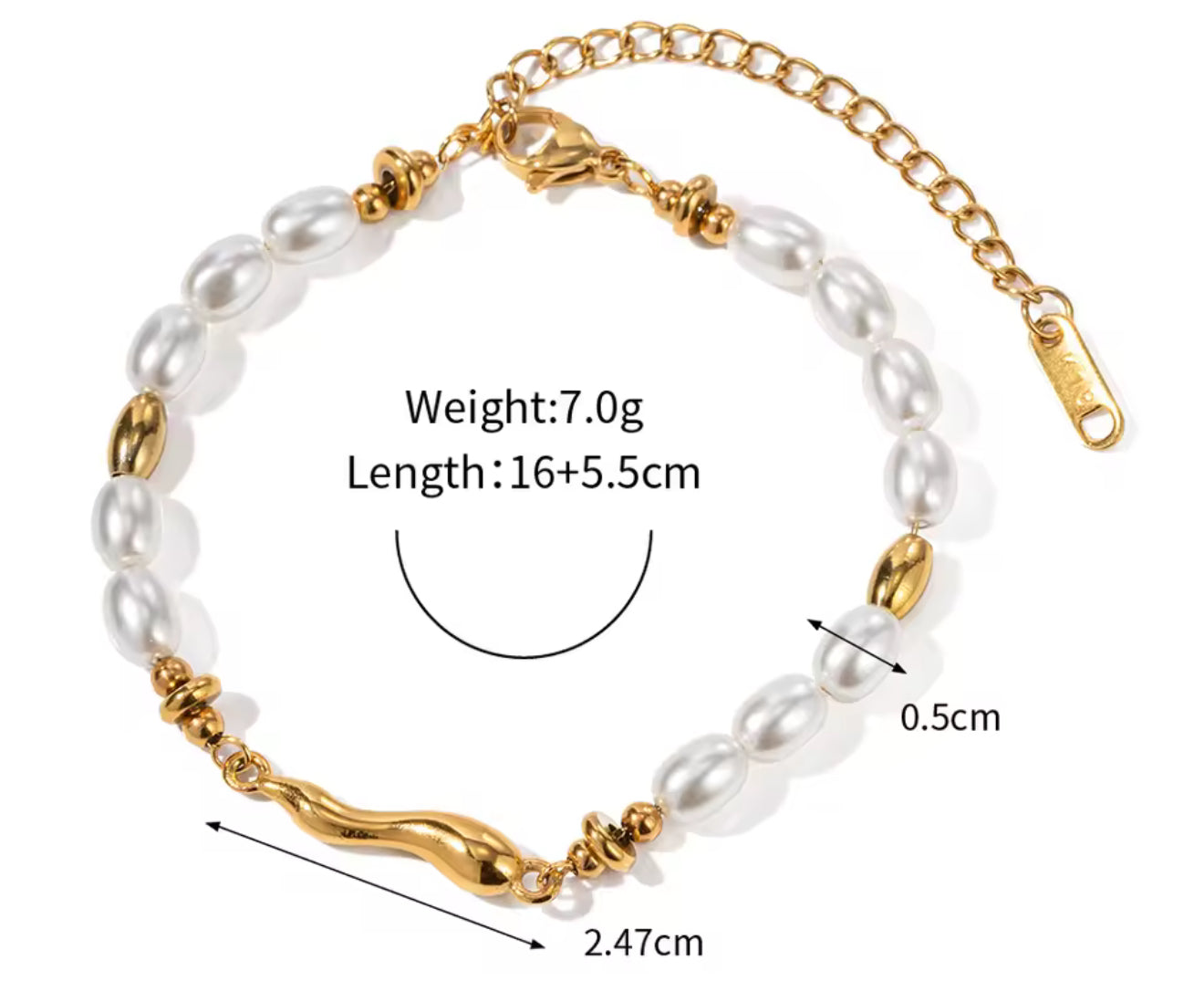 Pulsera Ajié White