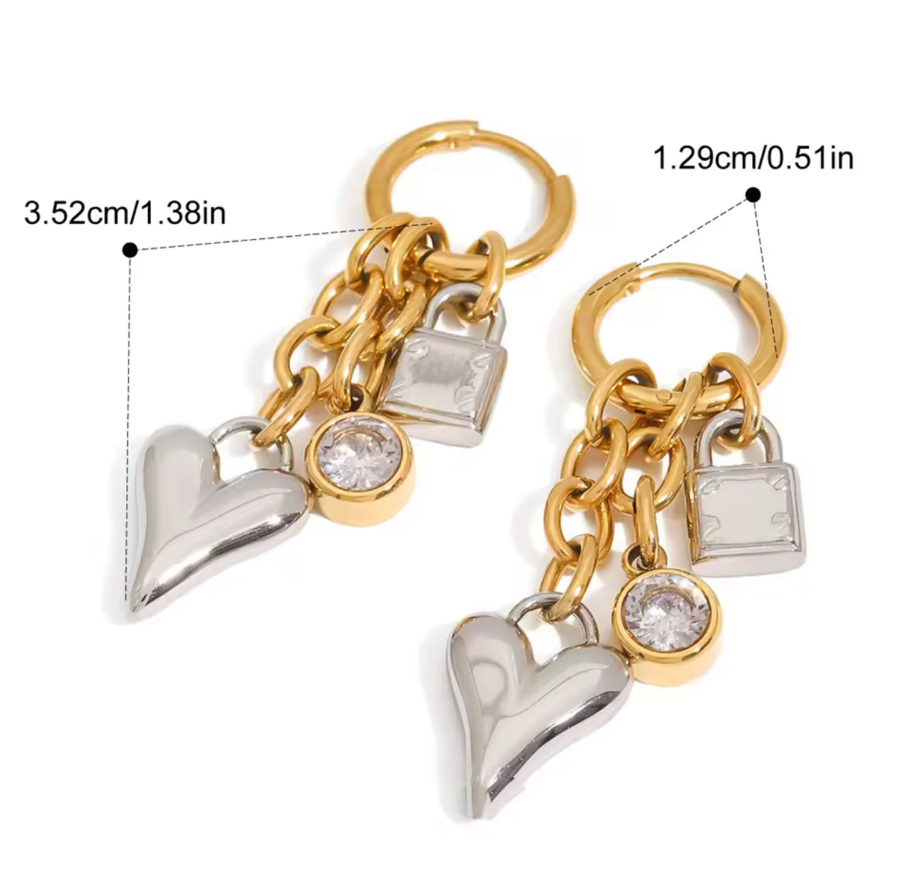 Aretes Amélia Lock