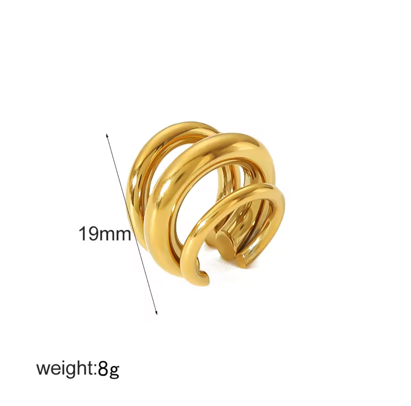 Ear Cuff Triple Glow