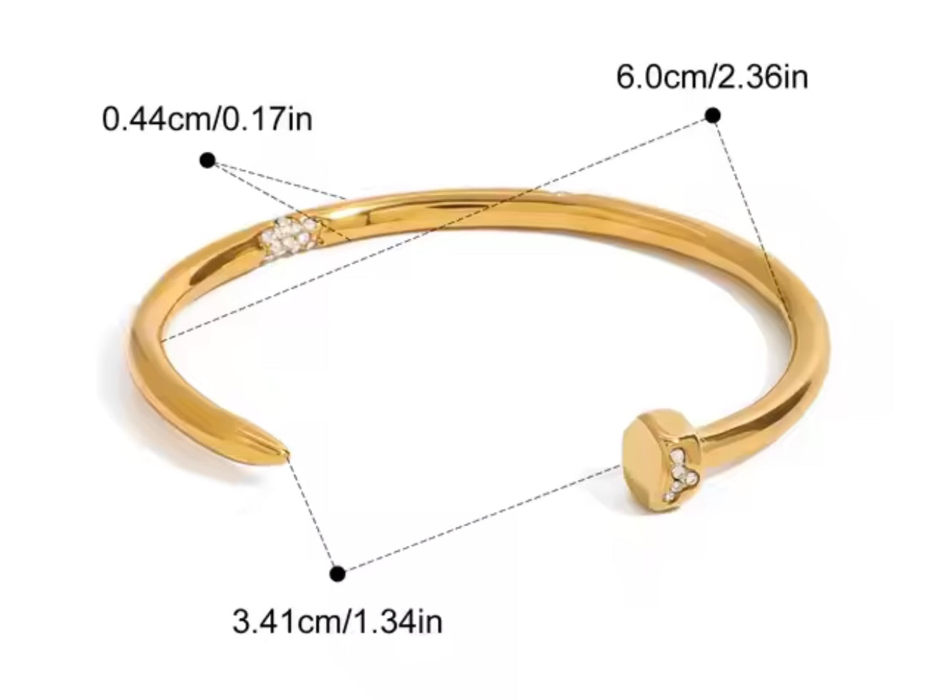 Brazalete Catalina Gold