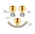 Set de Piercings Klyo Gold