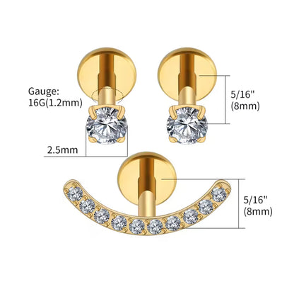 Set de Piercings Klyo Gold