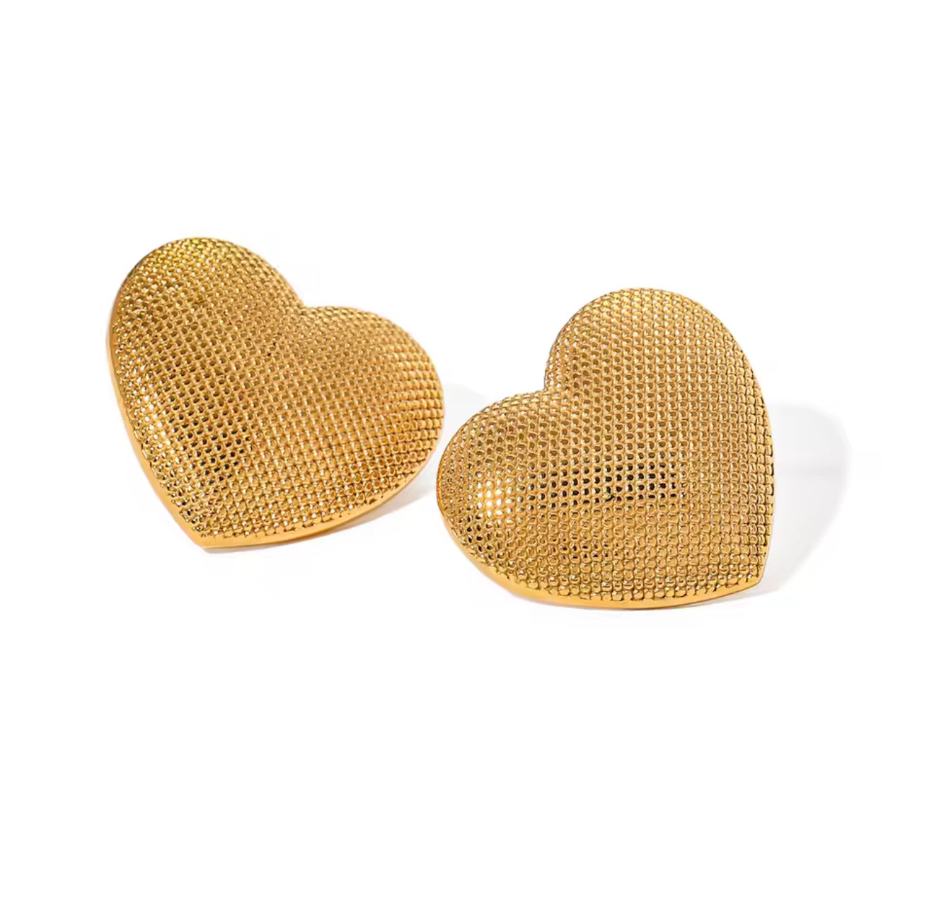 Aretes Golden Love