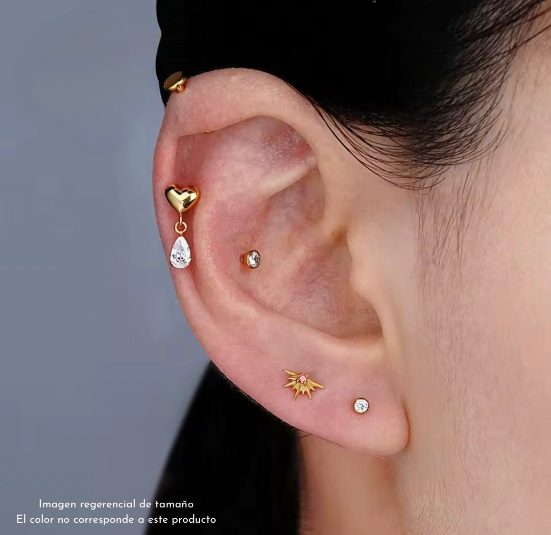 Piercing Aitana Silver