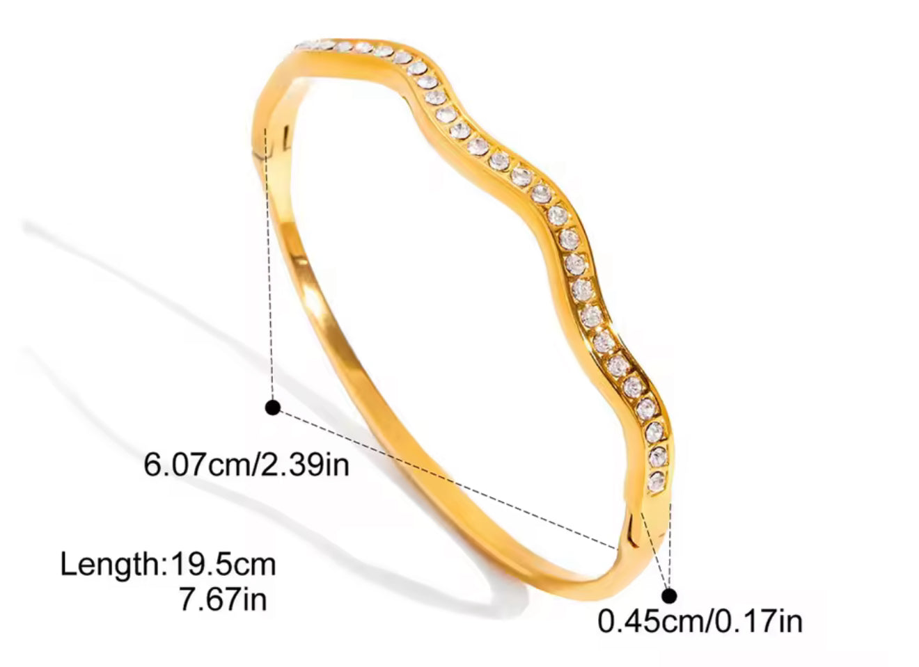 Brazalete Crystal Flow