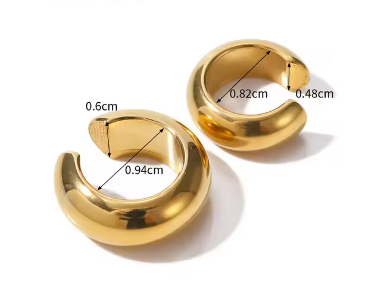 Ear Cuff Bold Gold