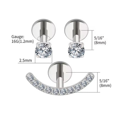 Set de Piercings Klyo Silver