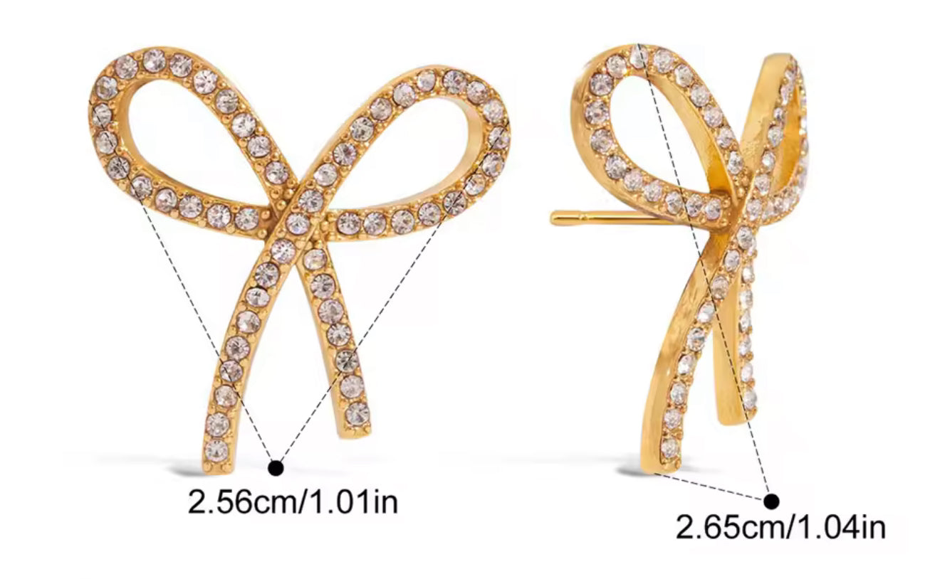 Aretes Lazo Diamanté