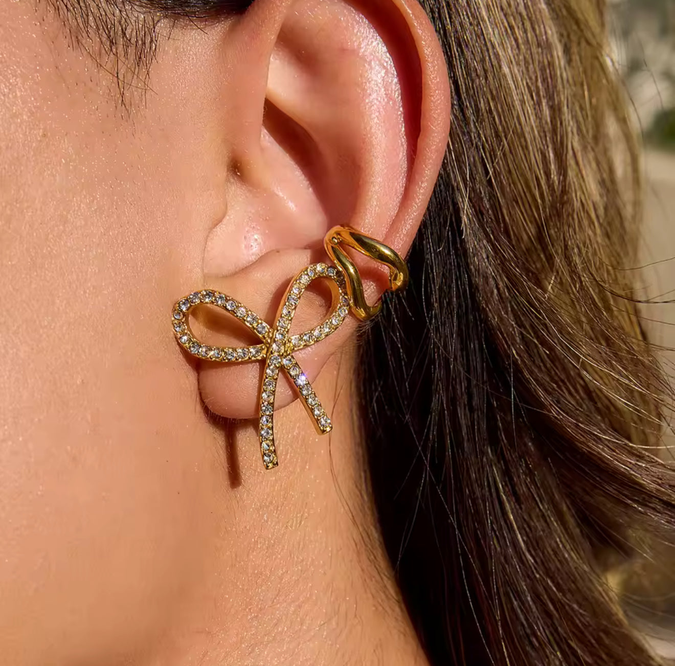 Aretes Lazo Diamanté