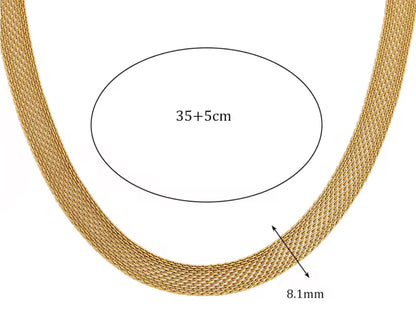 Choker Mesh Dorado