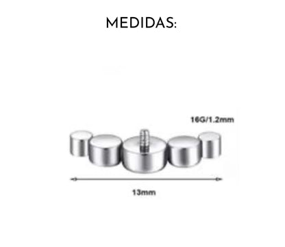 Piercing Siena Silver