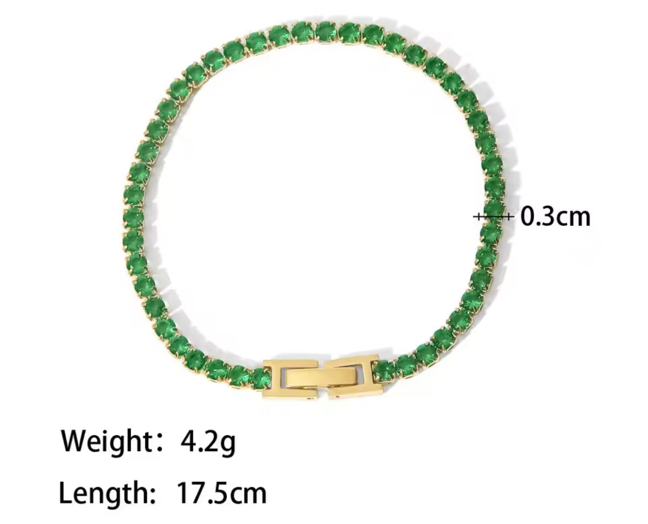 Pulsera Esmeralda