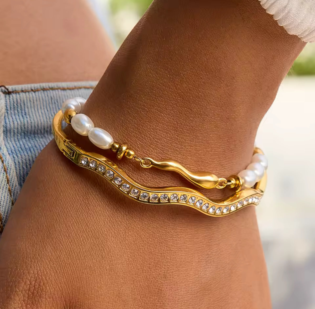 Brazalete Crystal Flow