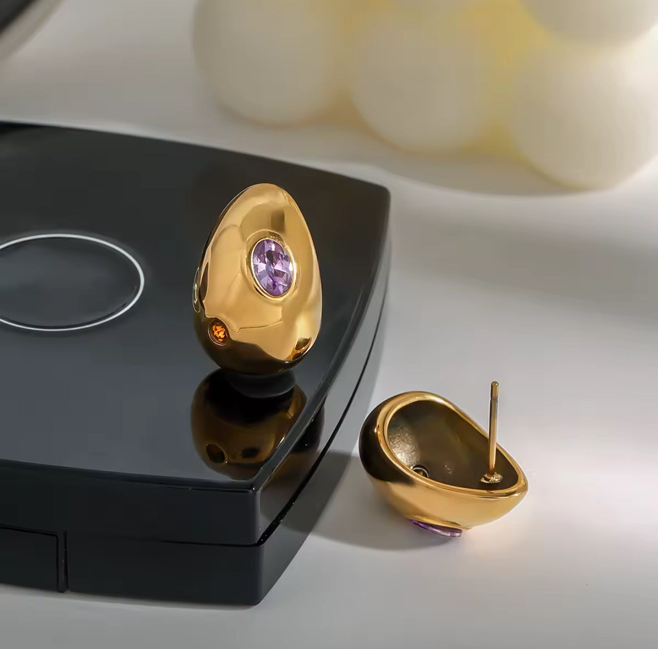 Aretes Oval Gems