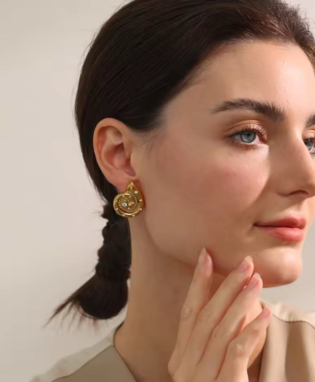 Aretes Caracola