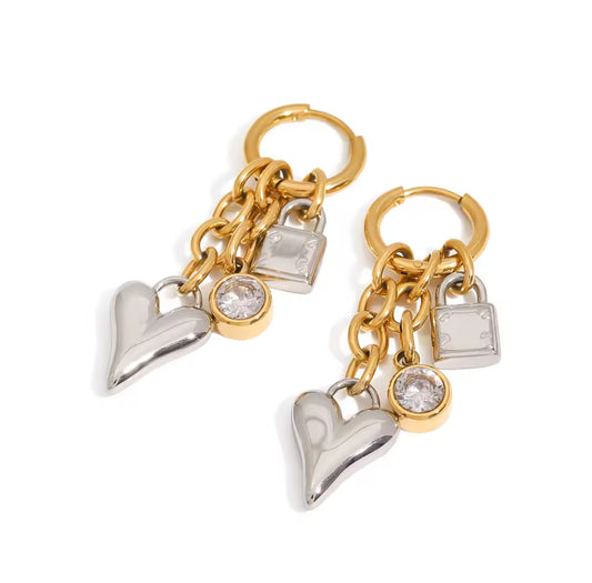 Aretes Amélia Lock