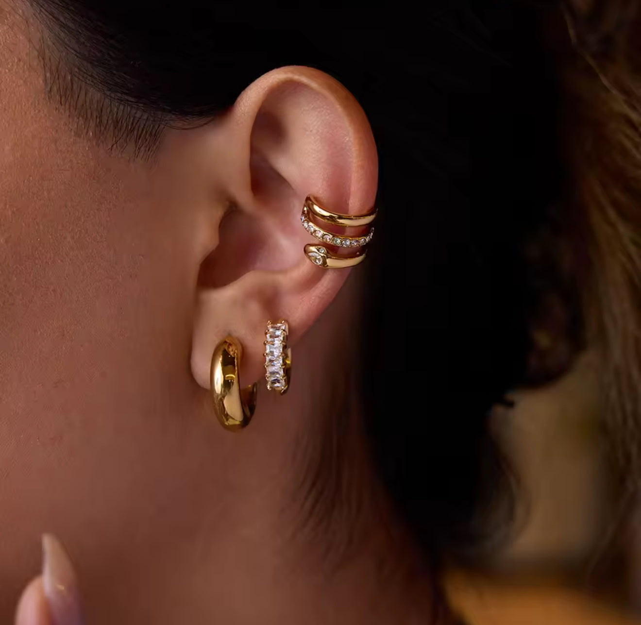 Ear cuff Snake