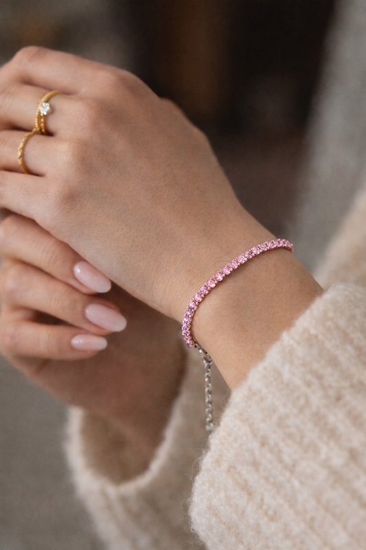Pulsera Tennis Pink