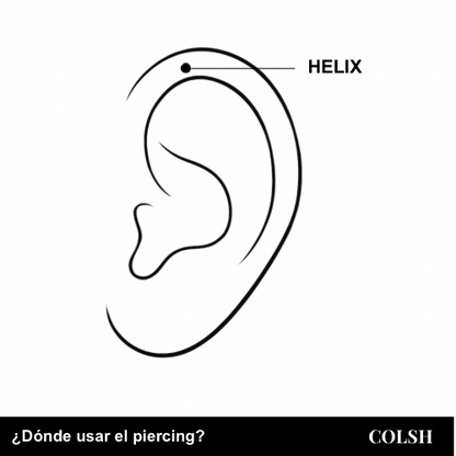 Piercing Lovix Silver