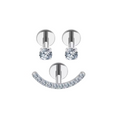 Set de Piercings Klyo Silver