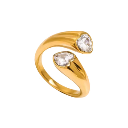 Anillo Twin Heart