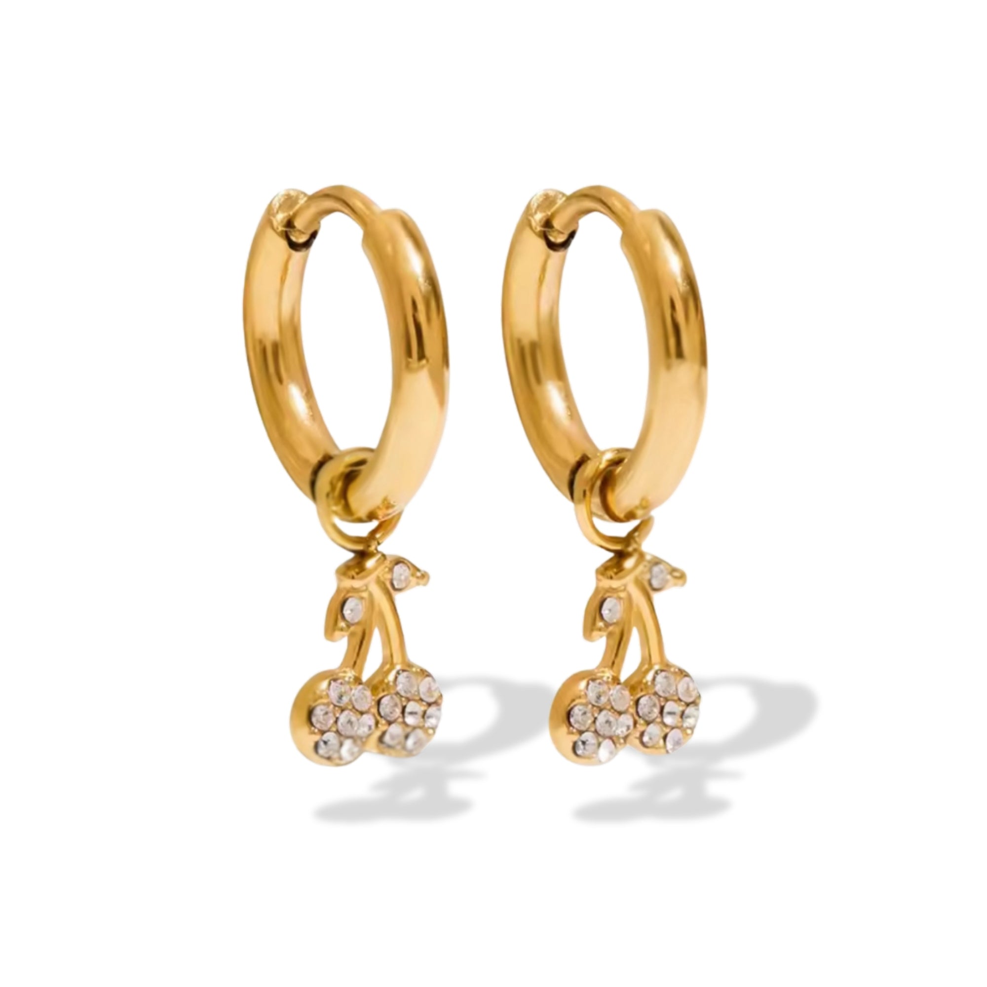 Aretes Cherry Glow