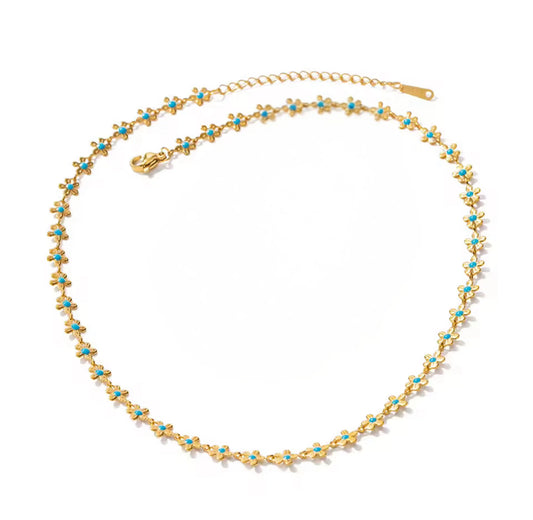 Collar Daisy Sky