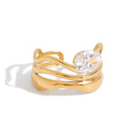 Anillo Wave Crystal