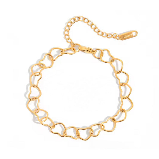 Pulsera Heart Link
